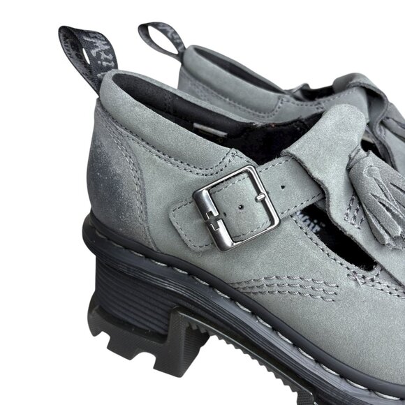 Dr. Martens Corran Waxy Suede Mary Jane Shoes Size 9 - Picture 5 of 12